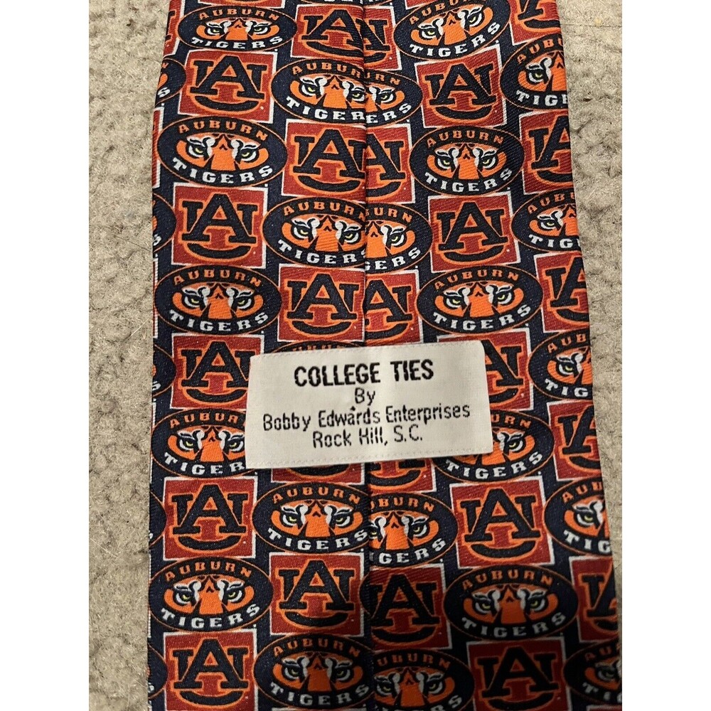 VTG College Ties by Bobby Edwards Auburn University Tigers Logo Neck Tie - Picture 2 of 2